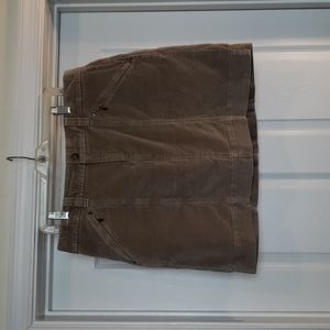 Athleta, Cotton Velvet, Mini-Skirt